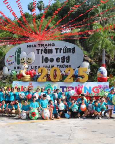 Hành trình hoạt động trải nghiệm đáng nhớ của 500 học sinh Trường THCS Trưng Vương - Nha Trang tại Khu du lịch Trăm Trứng