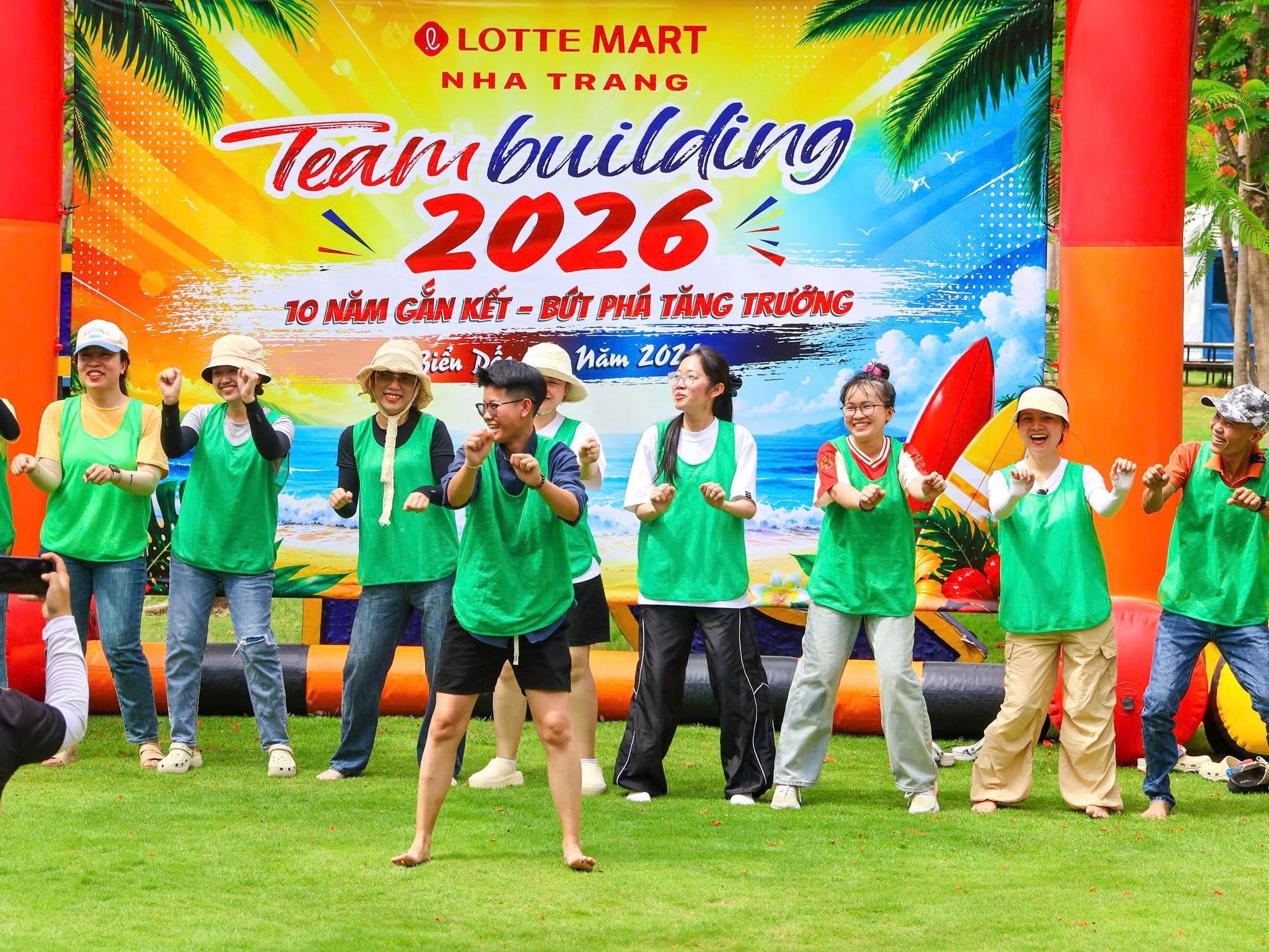 Teambuilding Lotte Mart Nha Trang 2026 – 10 Năm Gắn Kết, Bứt Phá Tăng Trưởng