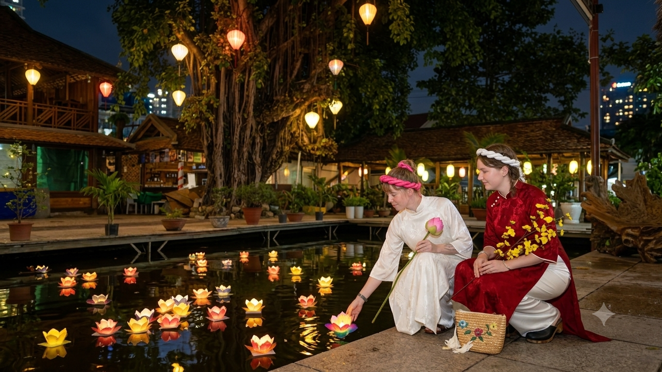 Vietnamese Ao Dai & Lantern Photo Experience (4)